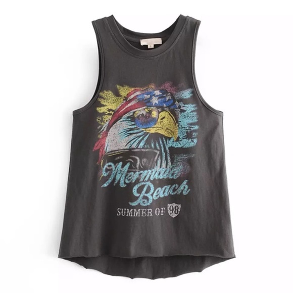 Mermaid Beach Summer of 98 Eagle Sleeveless Tank - Picture 1 of 4